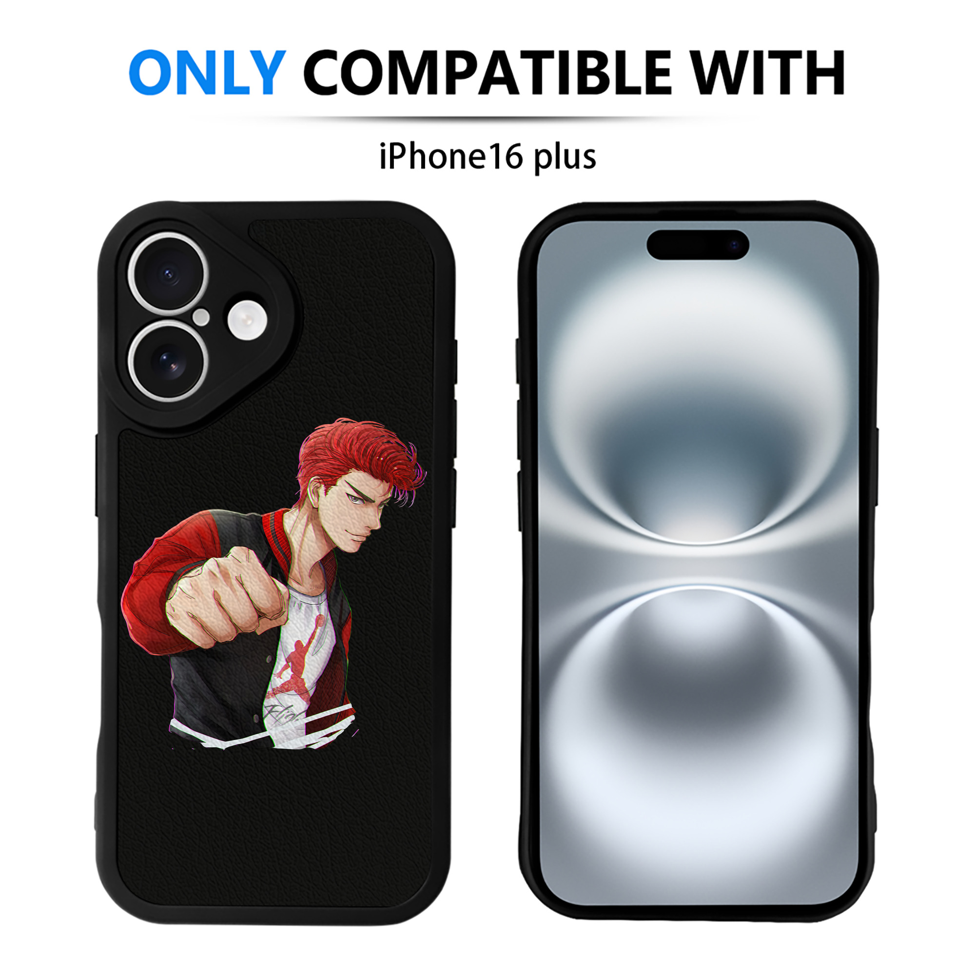 （画像用） SLAM DUNK／スラムダンク 【iPhone 16シリーズ対応】シリコンスマホケース（レザー調） 材質：シリコン